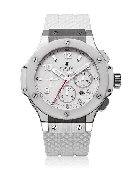 hublot big bang weißes ziffernblatt chronograph|hublot big bang chronograph.